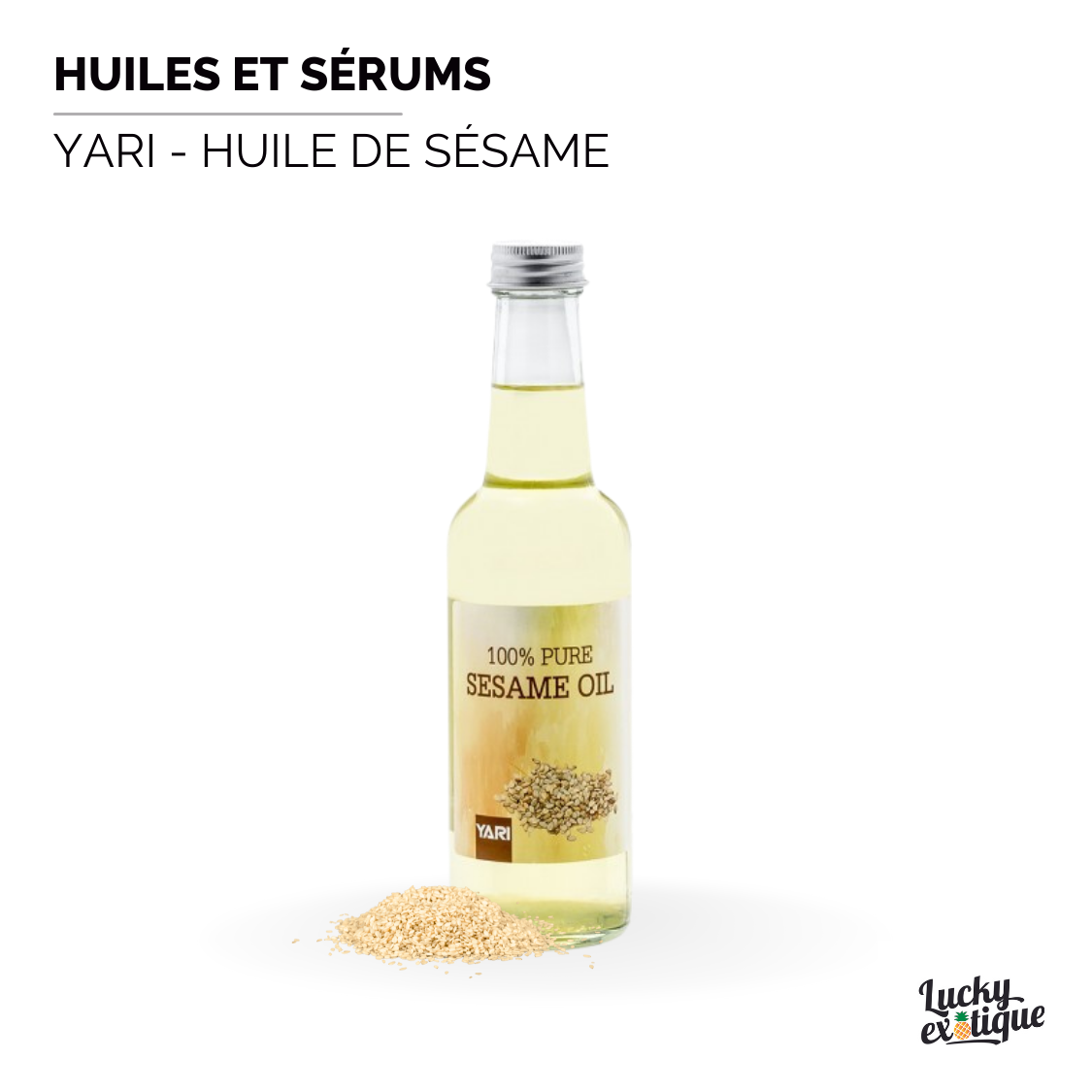 YARI - Huile de sésame naturelle