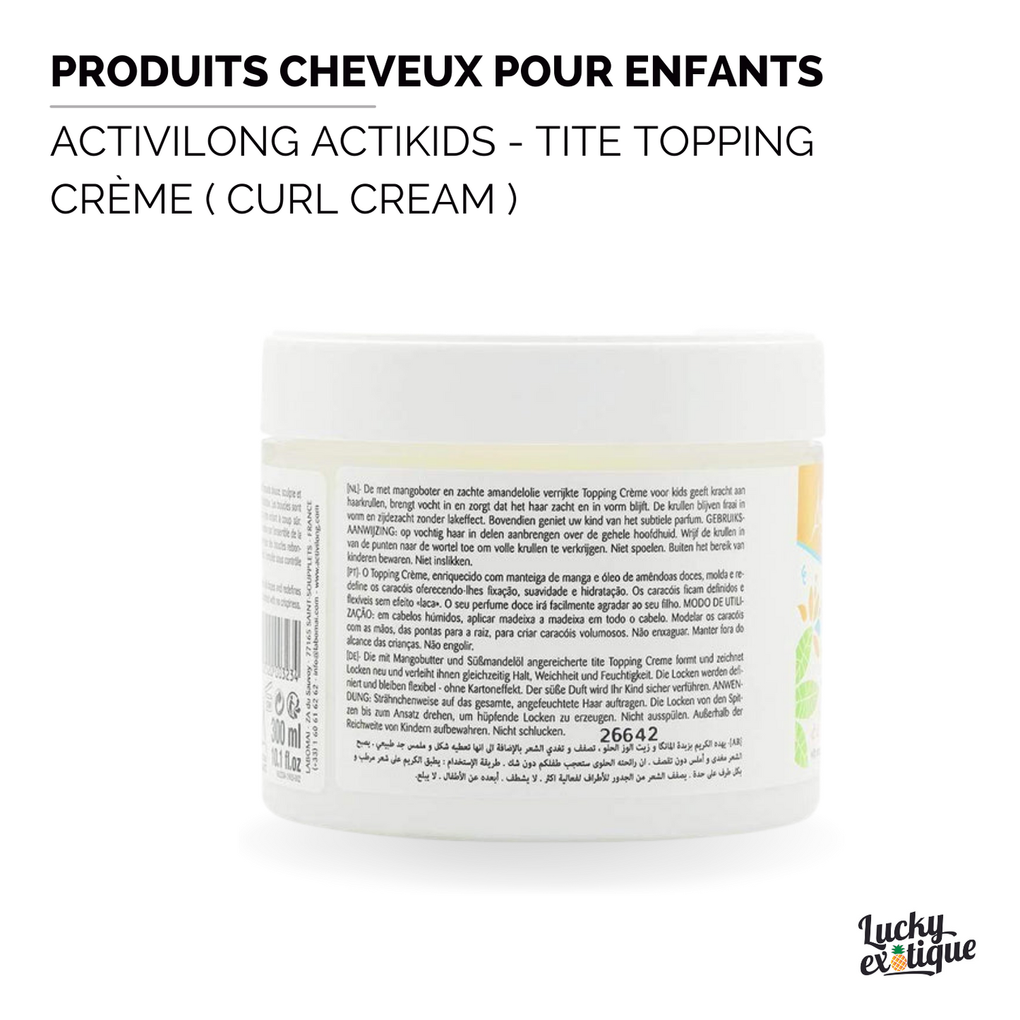 tite topping crème activilong actikids
