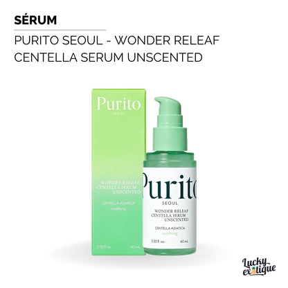 Purito Seoul - Wonder Releaf Centella Serum Unscented : Sérum apaisant à la Centella pour peaux sensibles