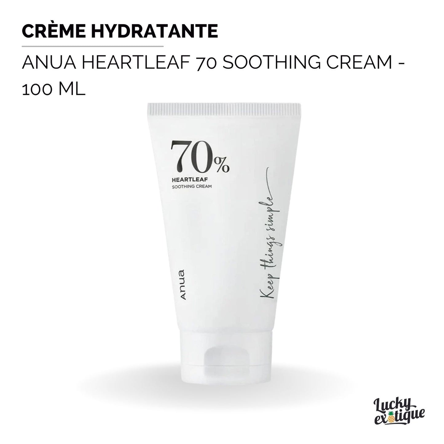 Anua - Heartleaf 70 Soothing Cream - 100 ml