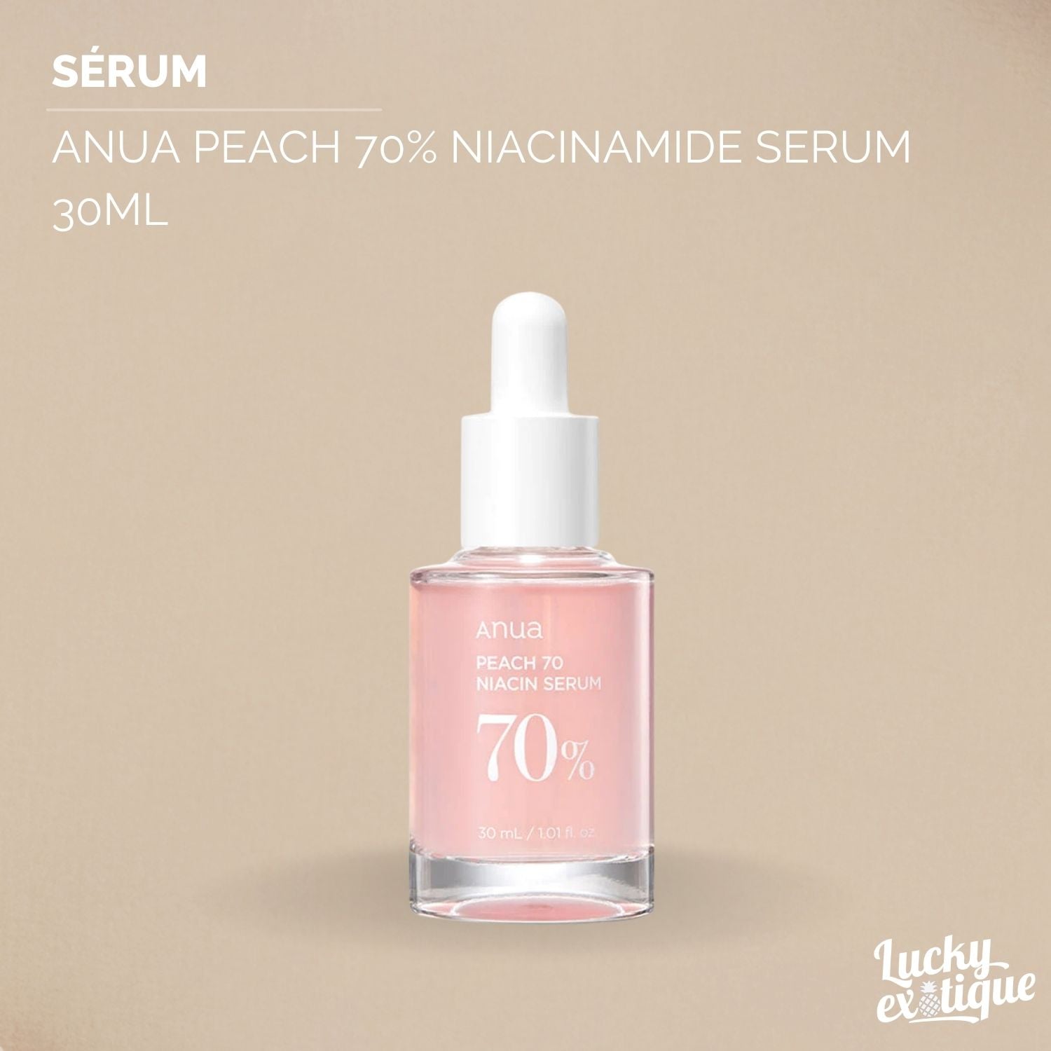 Anua - Peach 70% Niacinamide Serum 30ml
