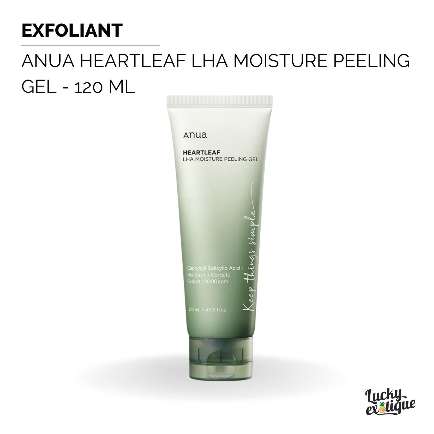 Anua Heartleaf Lha Moisture Peeling Gel - 120 Ml