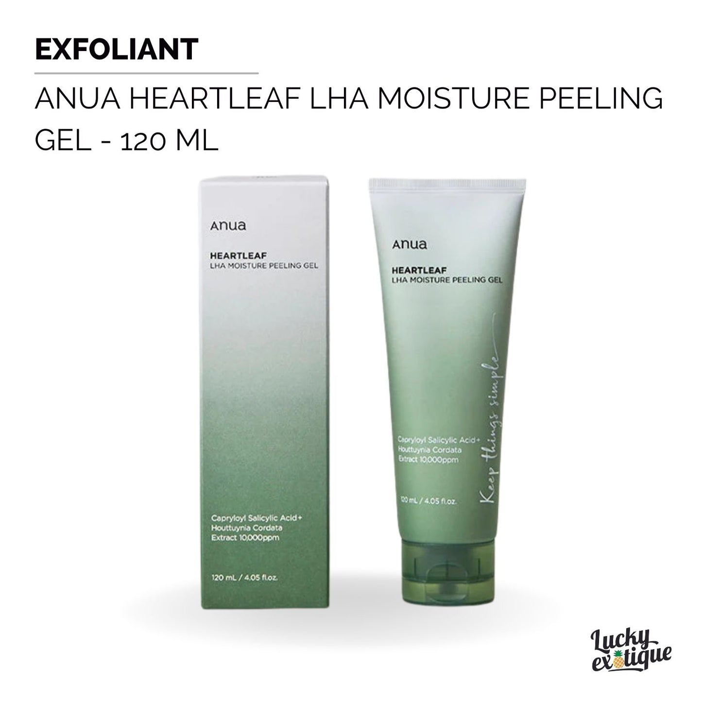 Anua Heartleaf Lha Moisture Peeling Gel - 120 Ml