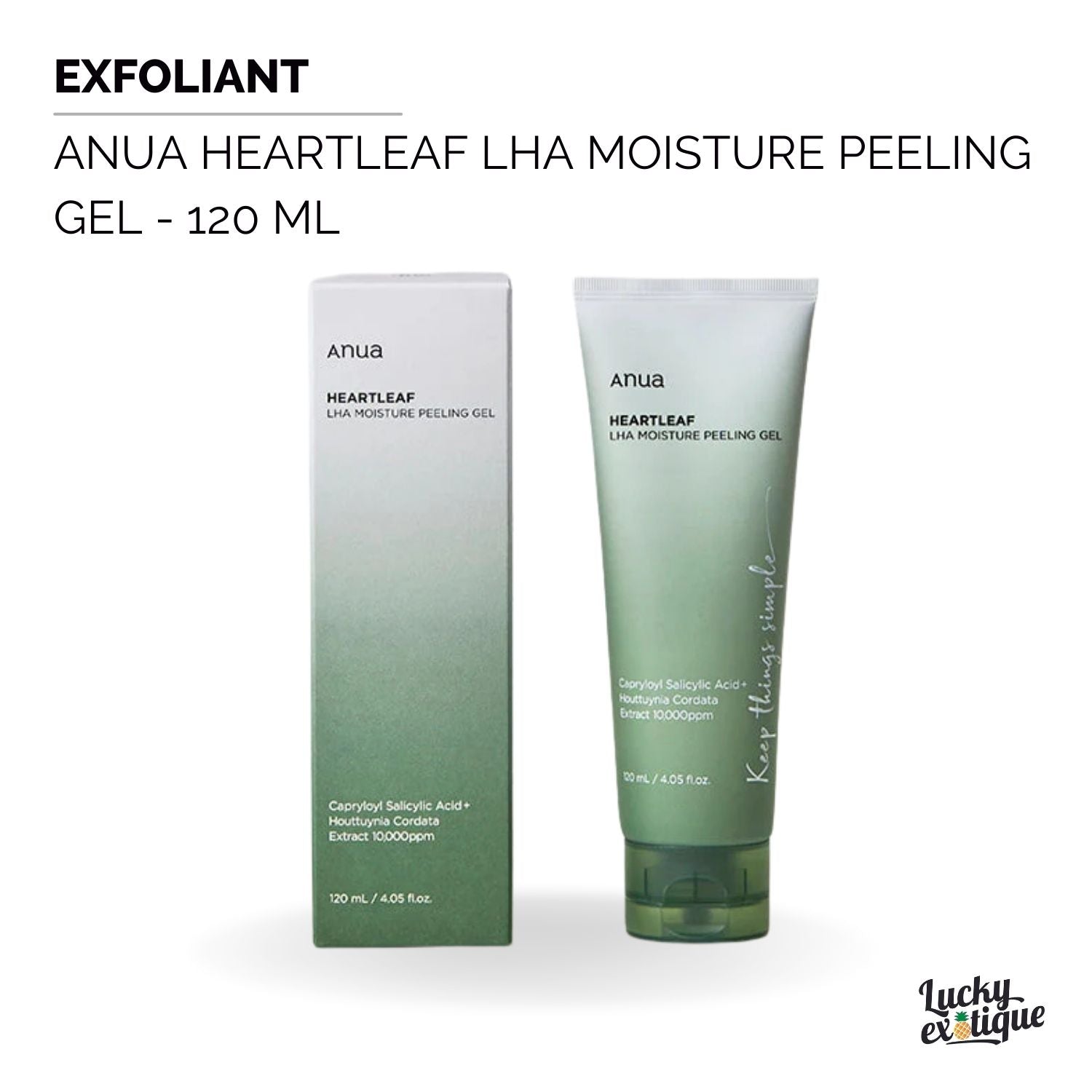 Anua Heartleaf Lha Moisture Peeling Gel - 120 Ml