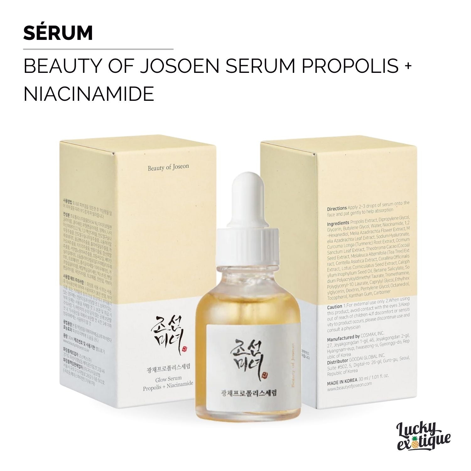 Beauty of Josoen - Serum Propolis + Niacinamide 30ml
