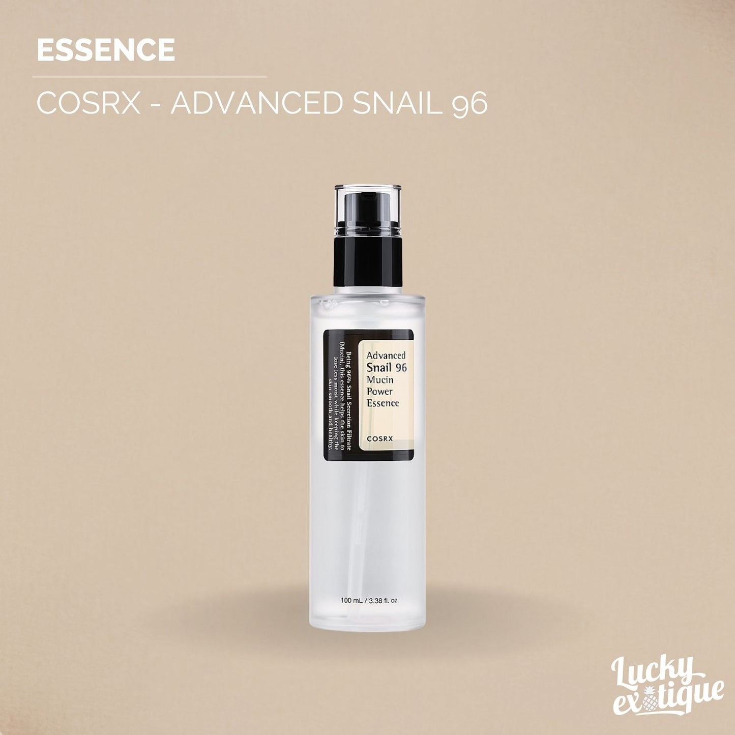 Essence COSRX Advanced Snail 96 - Le Pouvoir Régénérant du Mucus d'Escargot