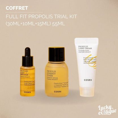COSRX - FULL FIT PROPOLIS TRIAL KIT (30ML+10ML+15ML) 55ML