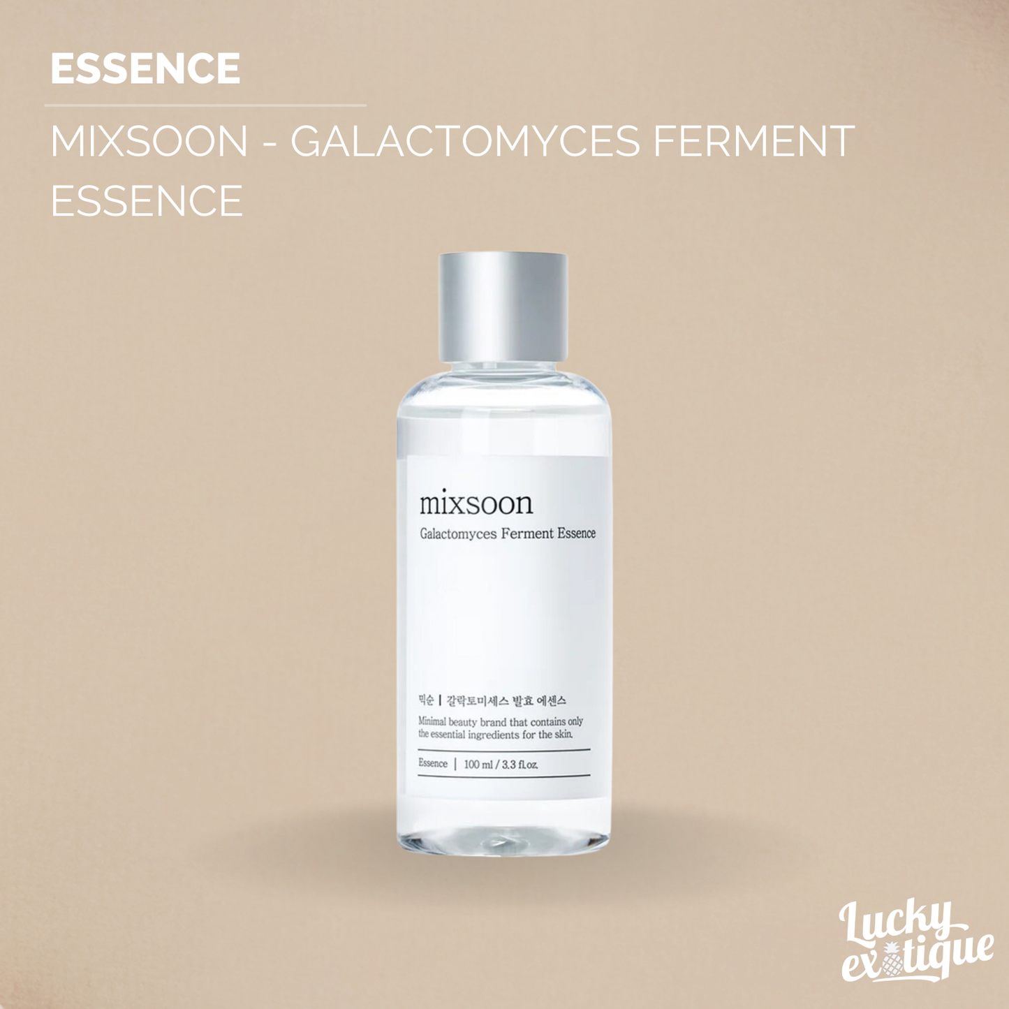 Mixsoon - Galactomyces Ferment Essence : Le Secret Coréen pour une Peau Radieuse