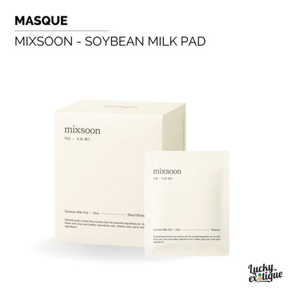 Mixsoon - Soybean Milk Pad : Masque Visage Naturel et Hydratant