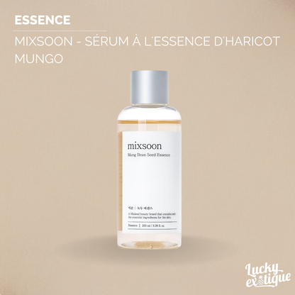 Mixsoon - Sérum à l'essence d'haricot mungo : Hydrate, Apaise et Exfolie