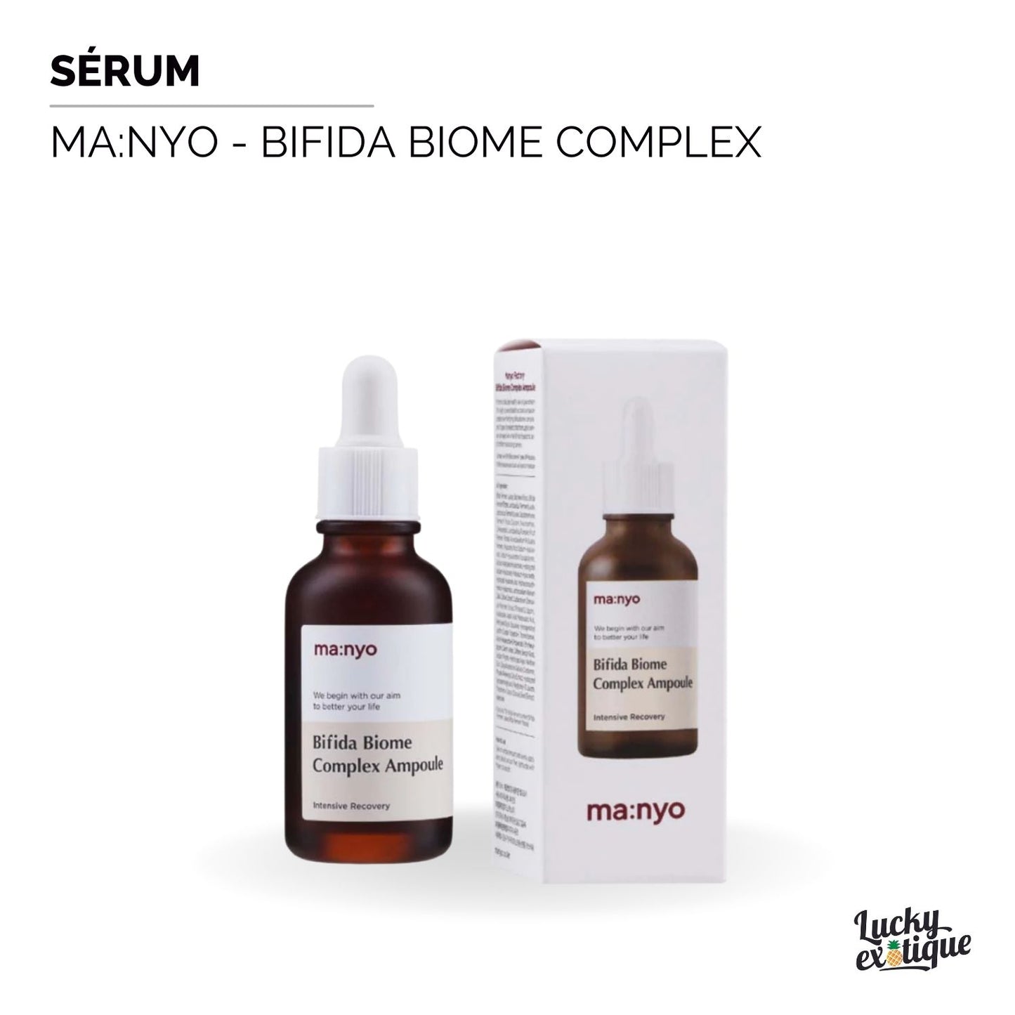 Ma:nyo Bifida Biome Complex : Le soin expert pour une peau régénérée