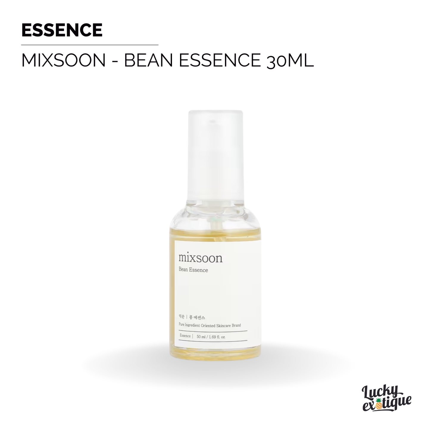 Mixsoon Bean Essence 30ml : Le pouvoir des 4 ferments