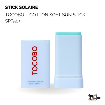Tocobo - Cotton Soft Sun Stick SPF50+ PA++++ : Stick solaire