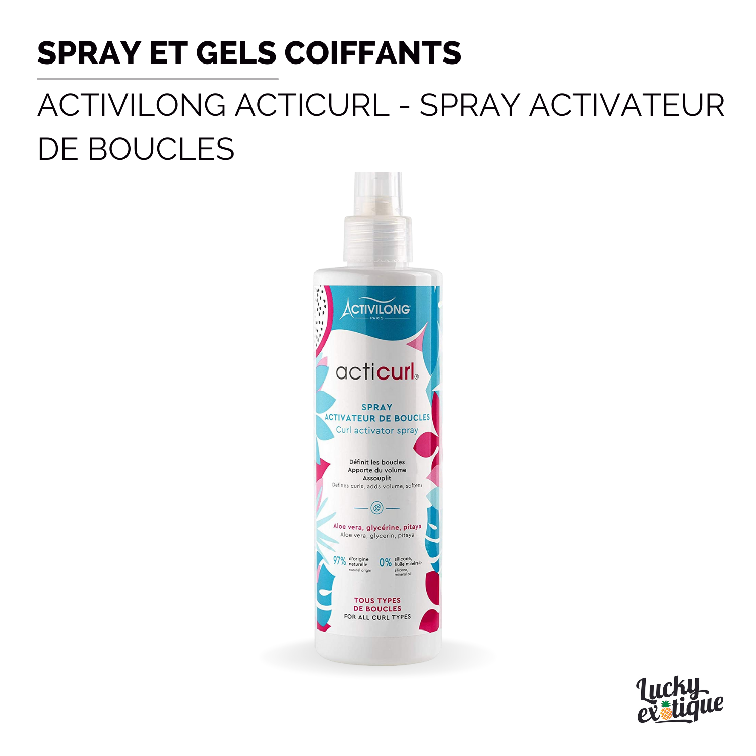 Spray activateur de boucles activilong acticurl