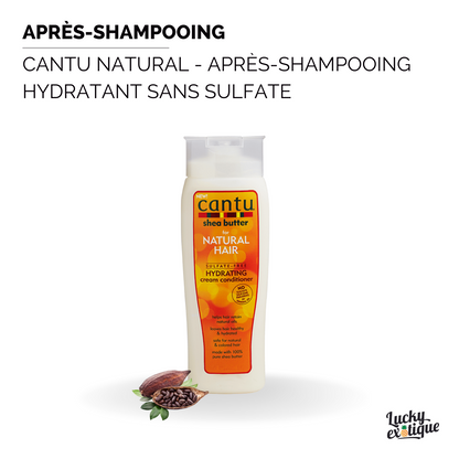 CANTU NATURAL - Apres-shampooing hydratant sans sulfate