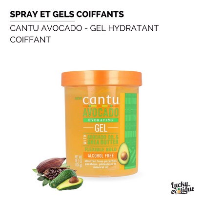 CANTU Avocado  Gel Hydratant coiffant 
