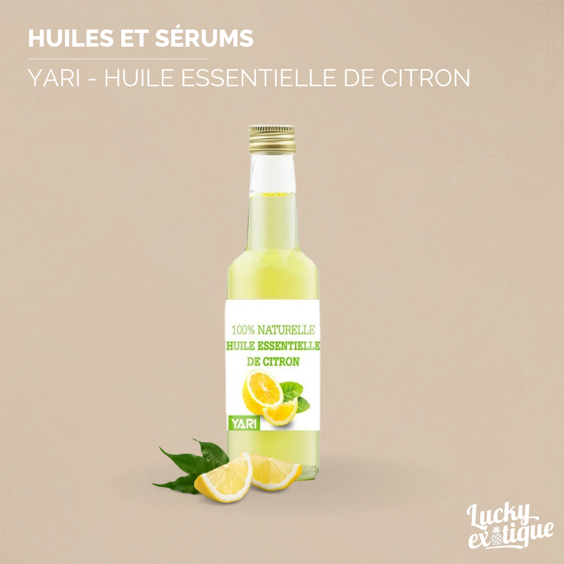 YARI - Huile essentielle de citron naturelle