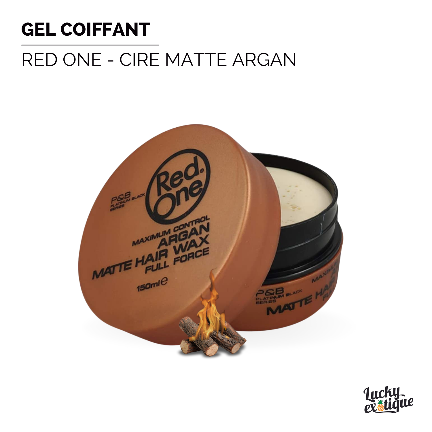 RED ONE - Cire matte argan