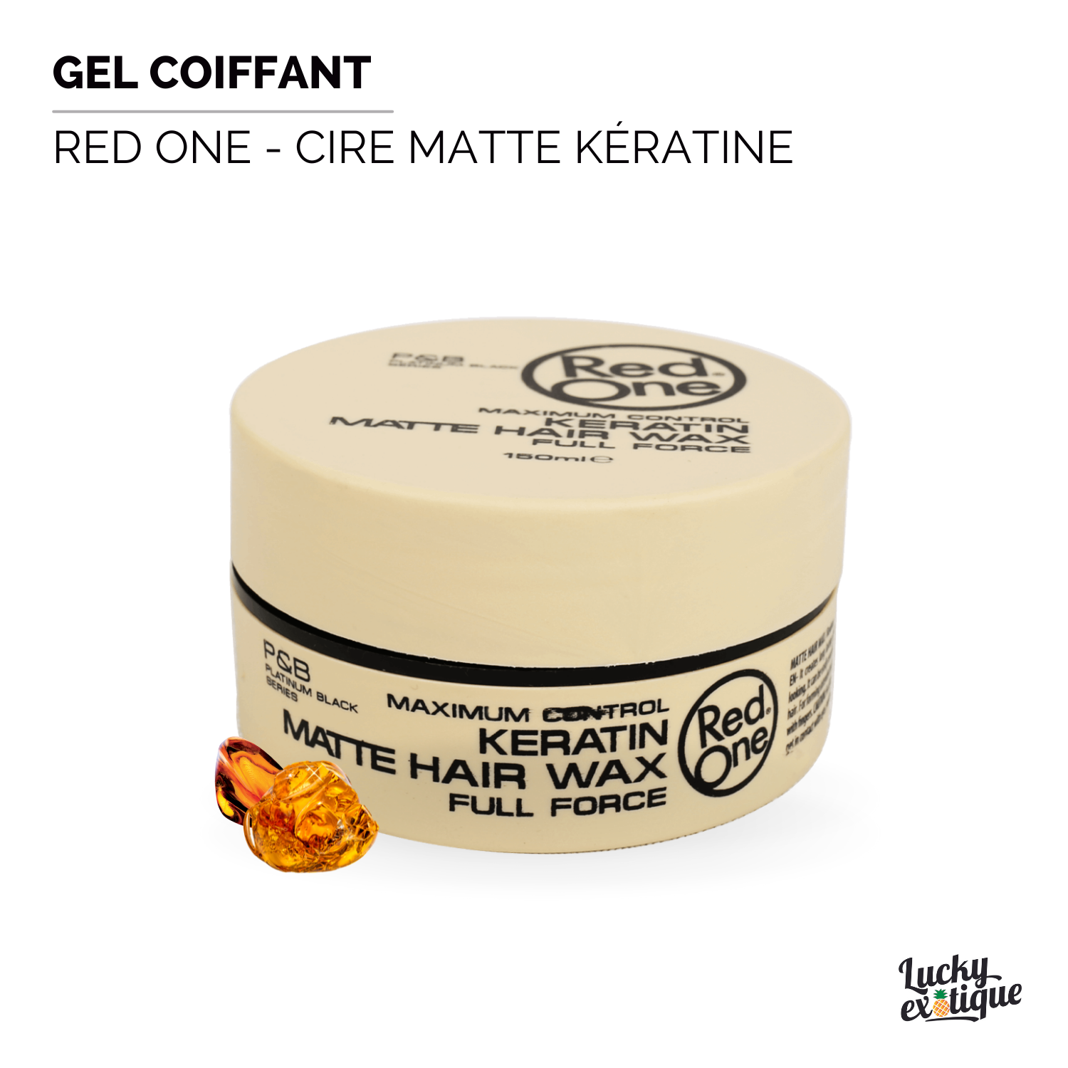 RED ONE - Cire matte kératine