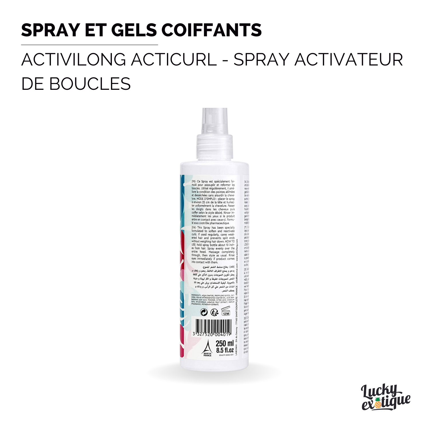 Spray activateur de boucles activilong acticurl