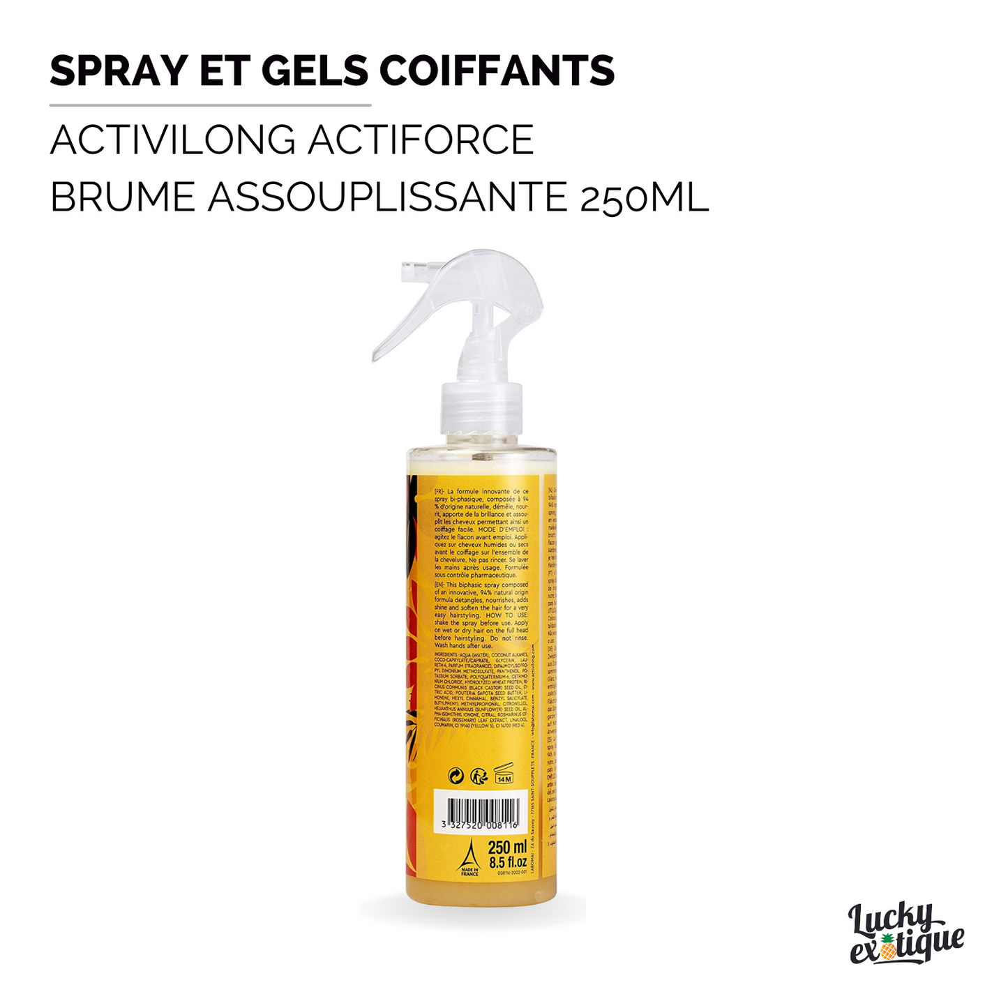 brume assouplissante activilong actiforce