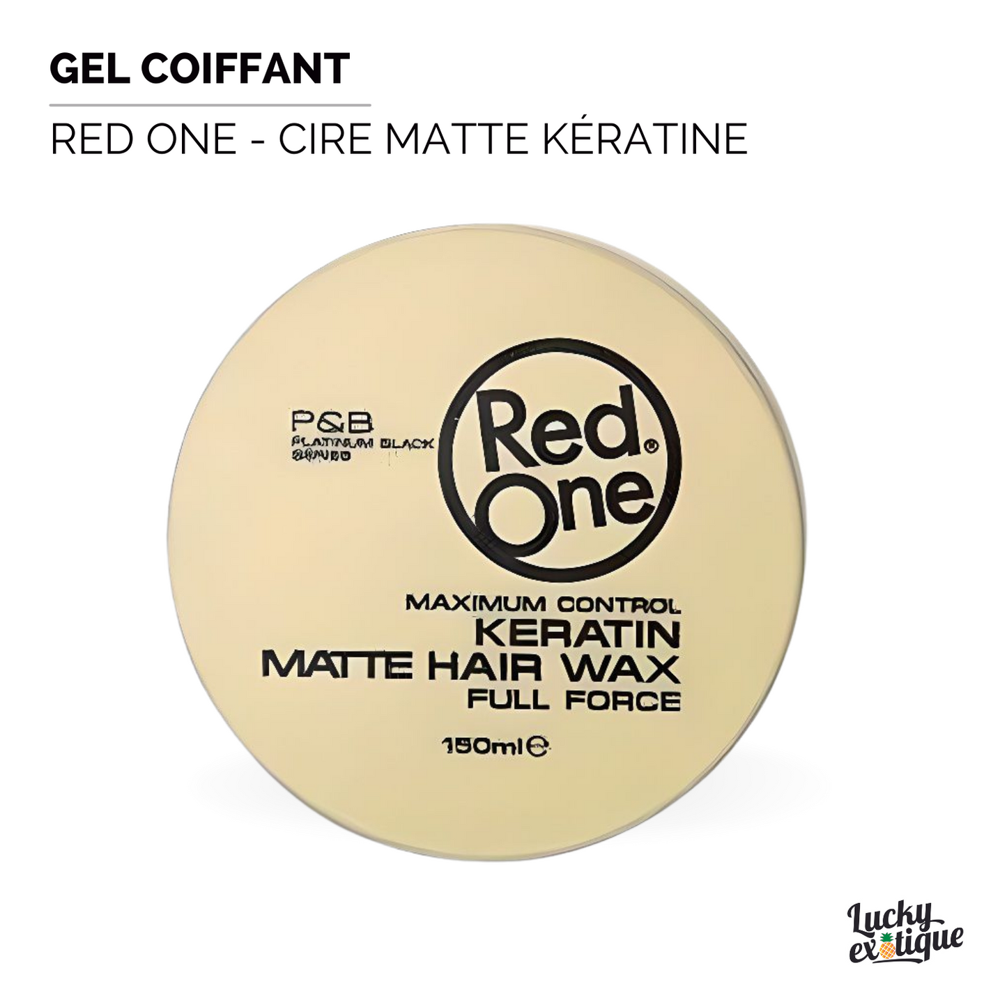 RED ONE - Cire matte kératine
