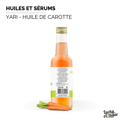 Produit YARI - Huile de carotte naturelle